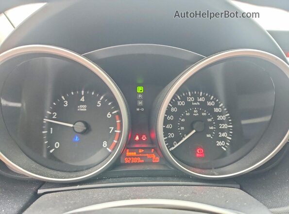 JM1CW2CL6H0194610 2017 MAZDA 5 Silver Widok zestawu wskaźników