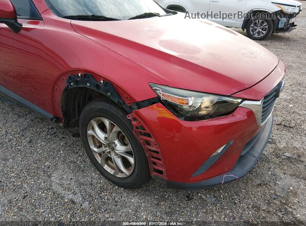 JM1DKBB7XG0123932 2016 MAZDA CX-3 Red Vista frontal