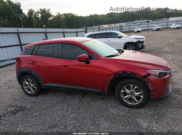 JM1DKBB7XG0123932 2016 MAZDA CX-3 Red Vista interior de 360 grados