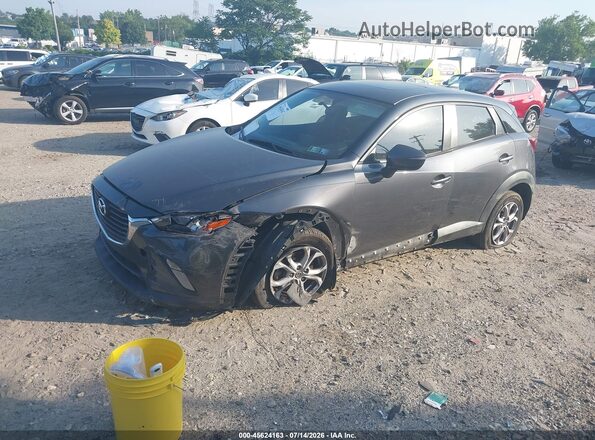 JM1DKBC74G0118367 2016 MAZDA CX-3 Серый Передняя левая четверть