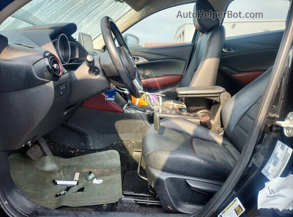 JM1DKBC77G0109114 2016 MAZDA CX-3 Black წინა სალონის ხედი