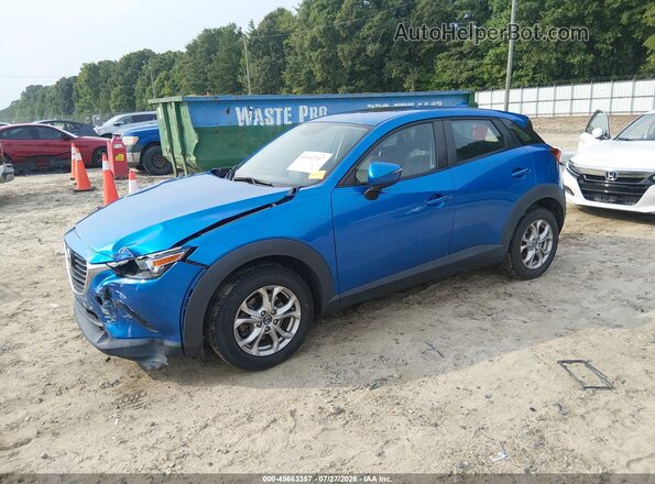 JM1DKBC79G0126898 2016 MAZDA CX-3 Blue Vista tres cuartos delantera izquierda