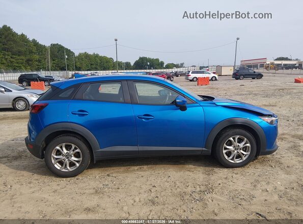 JM1DKBC79G0126898 2016 MAZDA CX-3 Blue Vista interior trasera