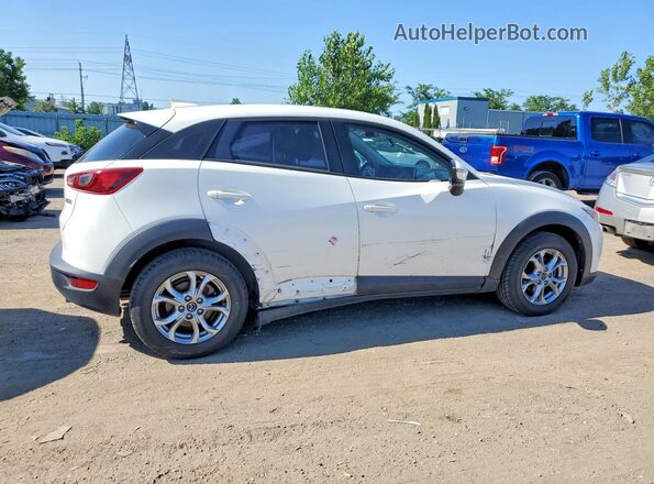 JM1DKBC7XG0101119 2016 MAZDA CX-3 White უკანა მარჯვენა