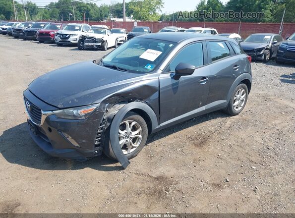 JM1DKBC7XG0126375 2016 MAZDA CX-3 Gray Առջևի ձախ երեք քառորդ տեսարան