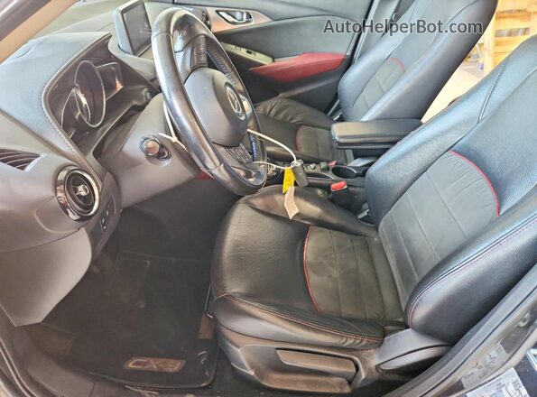 JM1DKBD73G0113174 2016 MAZDA CX-3 Gray Vista interior delantera