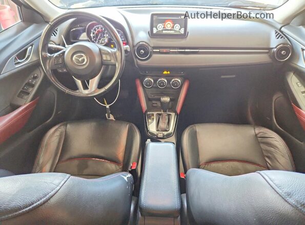 JM1DKBD73G0113174 2016 MAZDA CX-3 Gray Vista del salpicadero