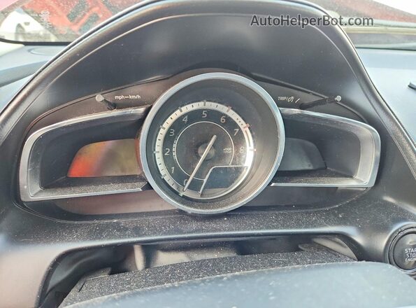 JM1DKBD74G0102832 2016 MAZDA CX-3 Red Widok zestawu wskaźników