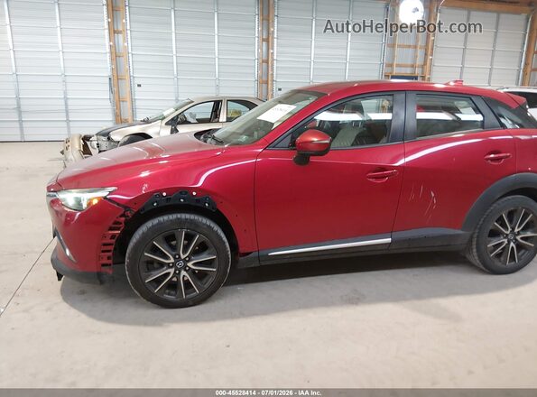 JM1DKBD75G0114035 2016 MAZDA CX-3 Maroon წინა ხედი