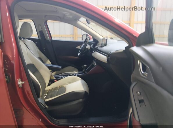 JM1DKBD75G0114035 2016 MAZDA CX-3 Maroon წინა სალონის ხედი