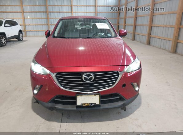 JM1DKBD75G0114035 2016 MAZDA CX-3 Maroon ხელსაწყოთა პანელის ხედი