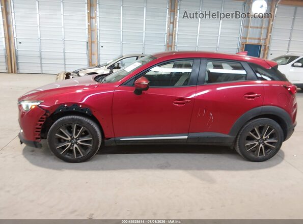 JM1DKBD75G0114035 2016 MAZDA CX-3 Maroon სალონის 360-გრადუსიანი ხედი