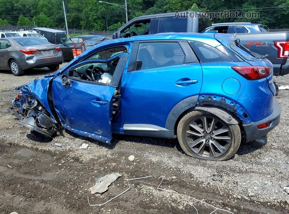 JM1DKBD77G0104767 2016 MAZDA CX-3 Blue უკანა მარცხენა