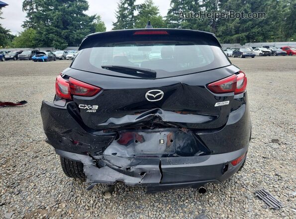 JM1DKBD77G0122833 2016 MAZDA CX-3 Black Вид ззаду