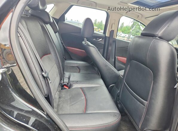 JM1DKBD77G0122833 2016 MAZDA CX-3 Black Вид задніх сидінь