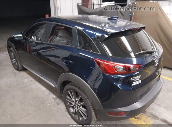 JM1DKBD78G0121268 2016 MAZDA CX-3 Blue Trasero izquierdo