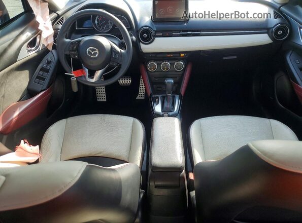 JM1DKBD78G0124008 2016 MAZDA CX-3 White Առջևի վահանակի տեսք
