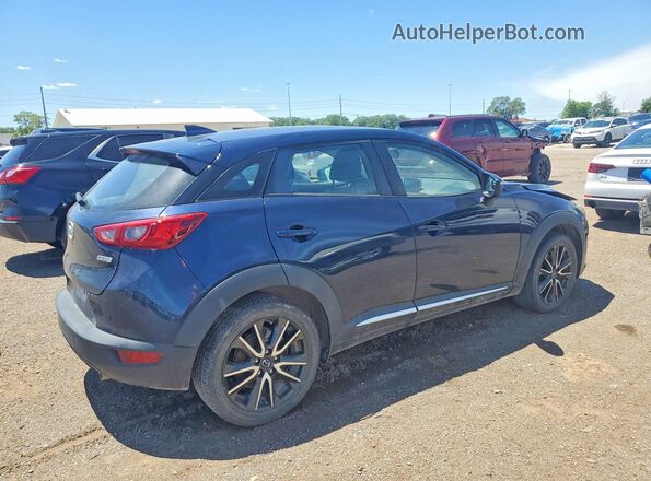 JM1DKBD78G0125725 2016 MAZDA CX-3 Blue Trasero derecho