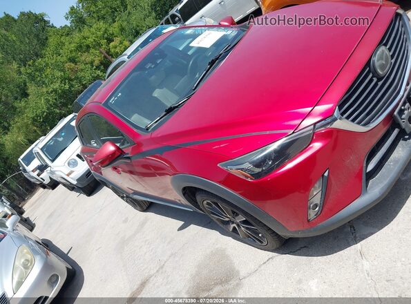 JM1DKBD79G0103829 2016 MAZDA CX-3 Красный Вид задней части салона