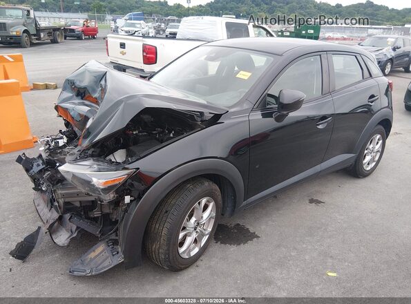 JM1DKDB70K0426528 2019 MAZDA CX-3 Black Przód lewy