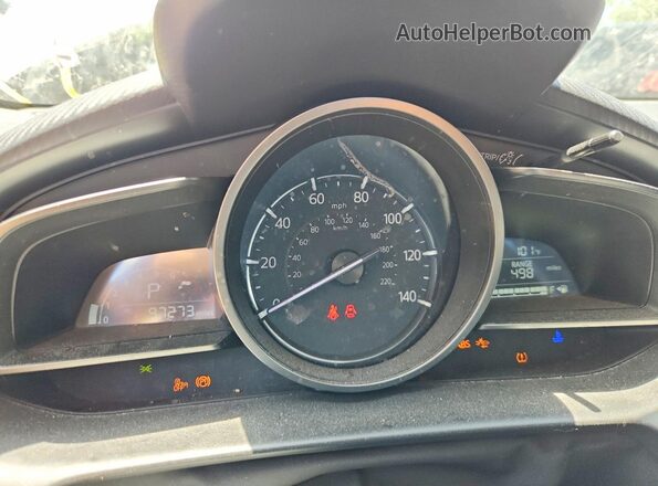 JM1DKDB70K1460494 2019 MAZDA CX-3 White Սարքավորումների վահանակի տեսք