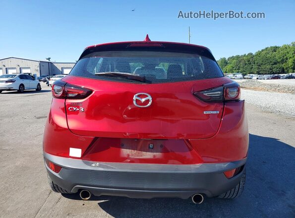 JM1DKDB71M1510175 2021 MAZDA CX-3 Red Widok z tyłu