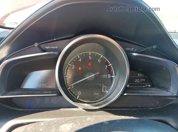 JM1DKDB71M1510175 2021 MAZDA CX-3 Red Widok zestawu wskaźników