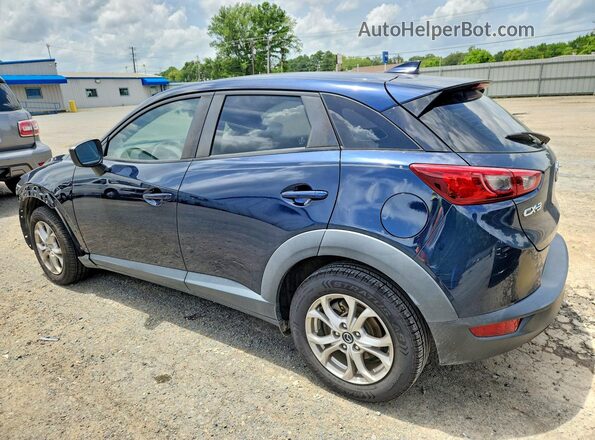 JM1DKDB72J0328566 2018 MAZDA CX-3 Синий Задняя левая четверть