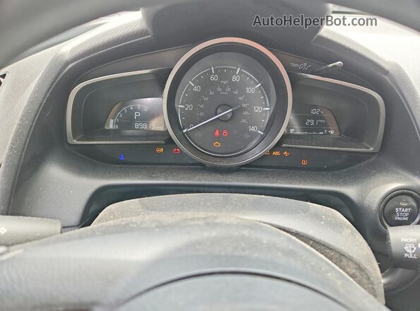 JM1DKDB72J0328566 2018 MAZDA CX-3 Синий Вид щитка приборов