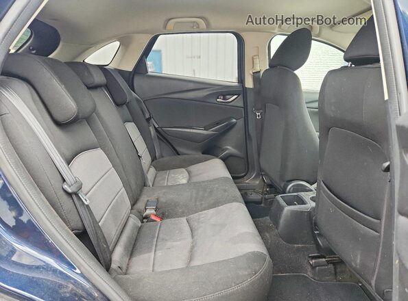 JM1DKDB72J0328566 2018 MAZDA CX-3 Синий Вид задней части салона
