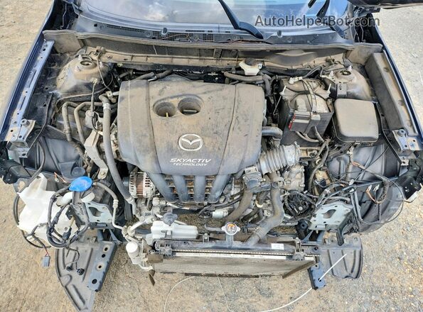 JM1DKDB72J0328566 2018 MAZDA CX-3 Синий Вид подкапотного пространства