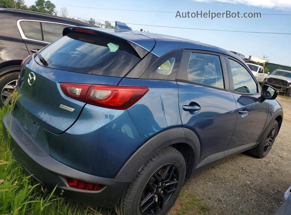 JM1DKDB73J0313493 2018 MAZDA CX-3 Blue Задня права чверть