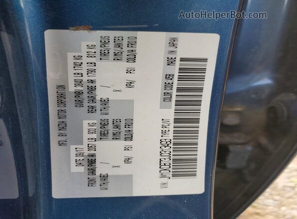JM1DKDB73J0313493 2018 MAZDA CX-3 Blue Вид підкапотного простору