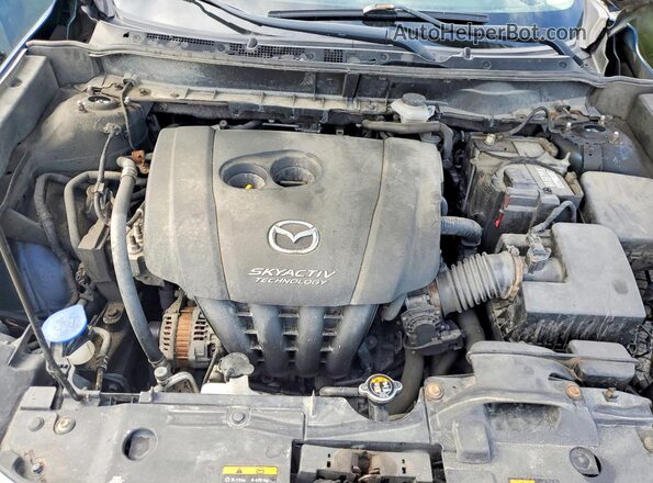 JM1DKDB73J0313493 2018 MAZDA CX-3 Blue Вид задньої частини салону