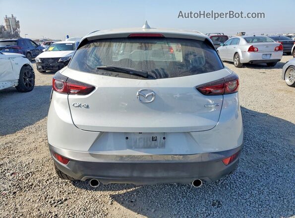 JM1DKDB74M1507691 2021 MAZDA CX-3 Silver უკანა ხედი