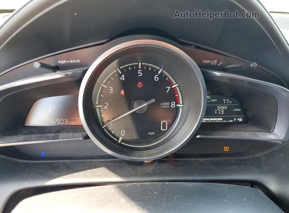 JM1DKDB74M1507691 2021 MAZDA CX-3 Silver ხელსაწყოთა პანელის ხედი