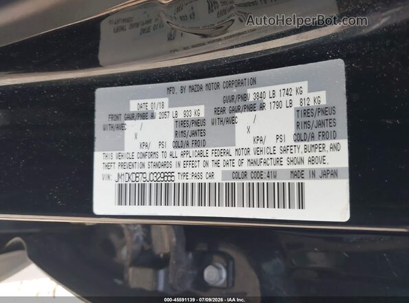 JM1DKDB79J0329665 2018 MAZDA CX-3 Gray ძრავის განყოფილების ხედი