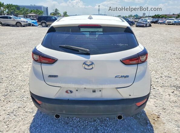 JM1DKDB7XL1475022 2020 MAZDA CX-3 White უკანა ხედი