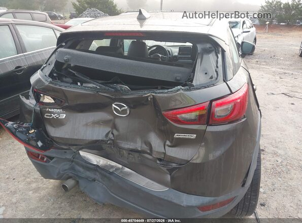 JM1DKDC70H0162105 2017 MAZDA CX-3 Brown Widok z przodu