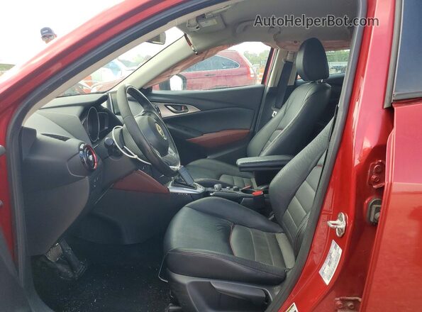 JM1DKDC72H0147024 2017 MAZDA CX-3 Red Widok wnętrza z przodu