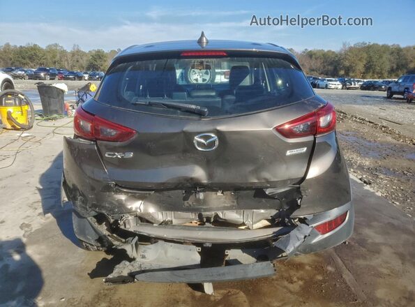 JM1DKDC72H0158265 2017 MAZDA CX-3 Black Widok z tyłu