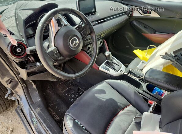 JM1DKDC72H0166804 2017 MAZDA CX-3 Серый Вид панели приборов