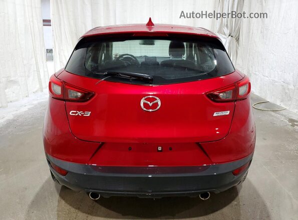 JM1DKDC73K1416410 2019 MAZDA CX-3 Red Вид ззаду