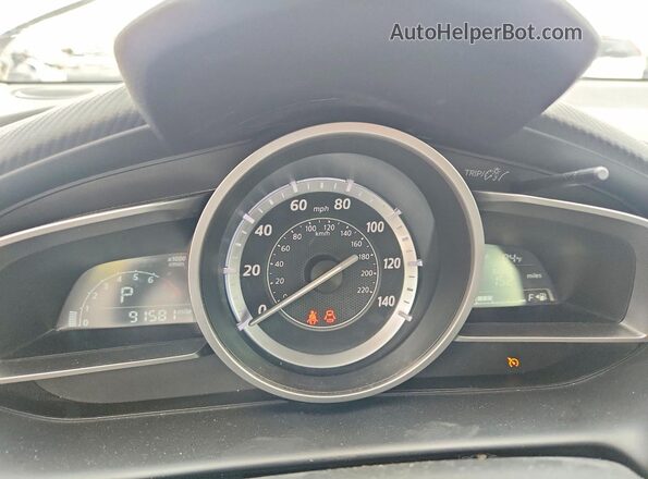 JM1DKDC79G0140957 2016 MAZDA CX-3 Серый Вид щитка приборов