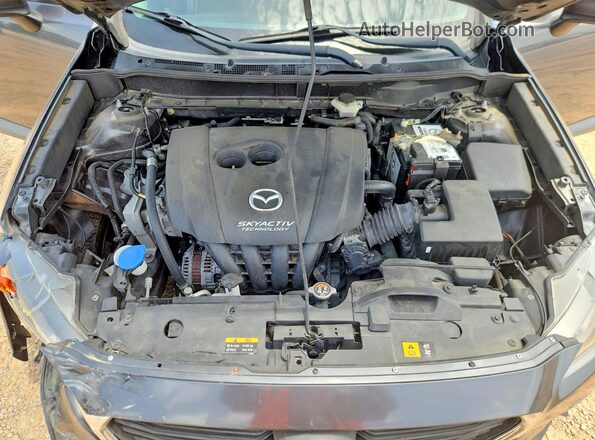 JM1DKDC79H0158411 2017 MAZDA CX-3 Серый Вид задней части салона
