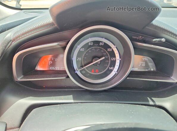 JM1DKDC79H0158411 2017 MAZDA CX-3 Серый Вид щитка приборов