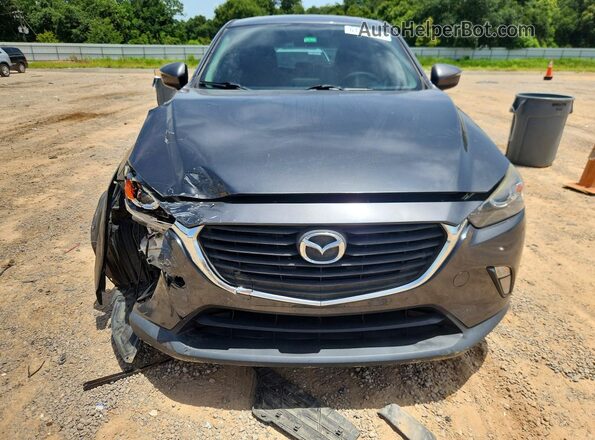 JM1DKDC79H0158411 2017 MAZDA CX-3 Серый Вид спереди