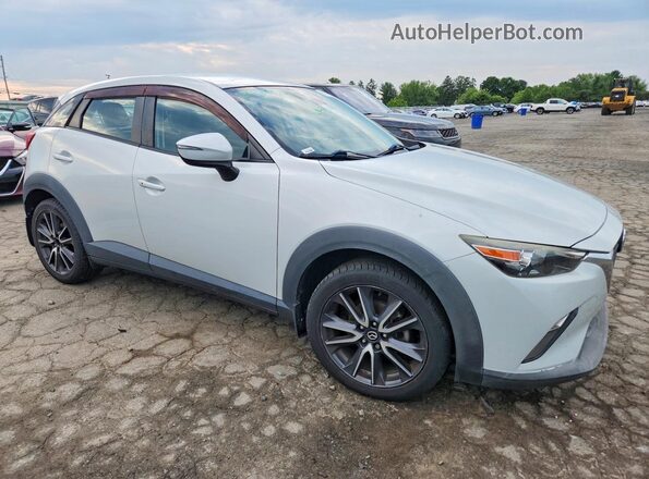 JM1DKDC79J0304912 2018 MAZDA CX-3 Белый Передняя правая четверть