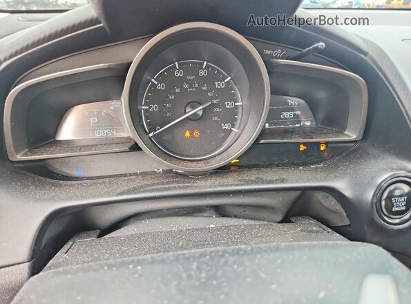 JM1DKDC79J0304912 2018 MAZDA CX-3 Белый Вид щитка приборов