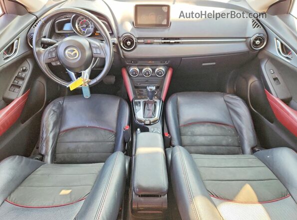 JM1DKDD78H0171505 2017 MAZDA CX-3 White წინა პანელის ხედი